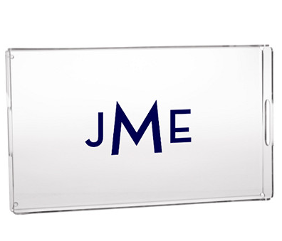 Monogrammed Serving Tray
