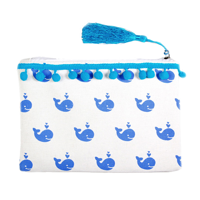 Whale Zip Pouch