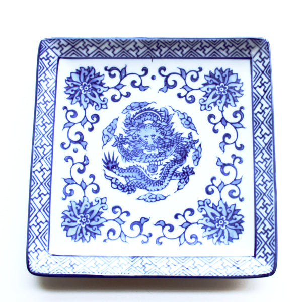 Porcelain Blue and White Plate