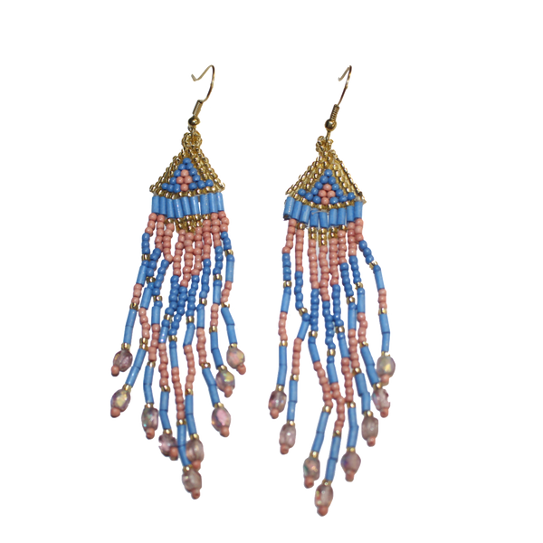Beaded Tribal Earrings