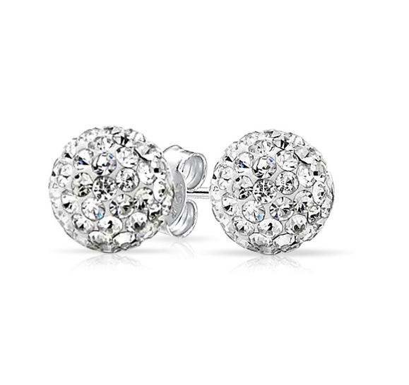 Disco ball 2025 diamond earrings